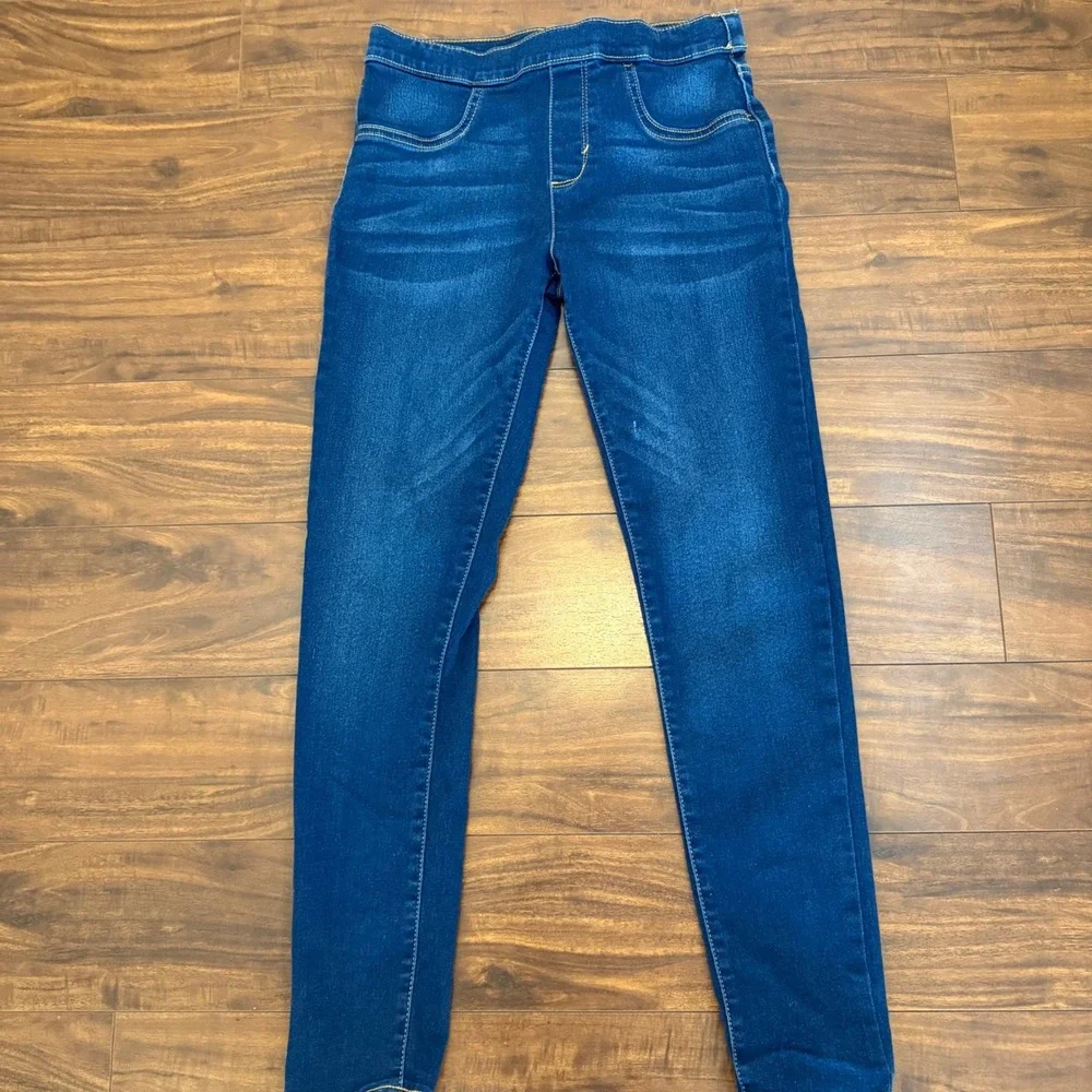 Levi's Girls Size 16 Lot 2 Khaki Cargo Joggers & Dark Wash Pull-On Jeggings